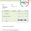 editable template, USA Gracious Green Corp invoice template in Word and PDF format, fully editable