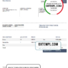 editable template, USA Max Enterprises invoice template in Word and PDF format, fully editable
