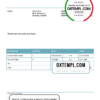 editable template, USA RTT Motors invoice template in Word and PDF format, fully editable
