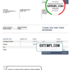 editable template, USA Springeld Limited invoice template in Word and PDF format, fully editable