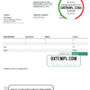 editable template, USA Valerie Inc. invoice template in Word and PDF format, fully editable
