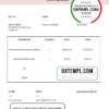 editable template, USA Andrew’s Mobile invoice template in Word and PDF format, fully editable
