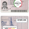 Finland driver license PSD template