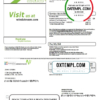editable template, USA Windstream Holdings, Inc. utility bill template in Word and PDF format