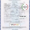 editable template, USA Connecticut state birth certificate template in PSD format, fully editable