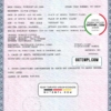 editable template, USA state Idaho death certificate template in PSD format, fully editable