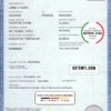 editable template, USA state New Jersey death certificate template in PSD format, fully editable