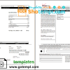 editable template, USA Verizon invoice template in Word and PDF format, fully editable