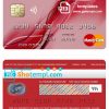 editable template, Bahamas First Caribbean bank mastercard credit card template in PSD format, fully editable