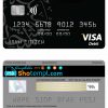 editable template, Bahrain Ahli United bank visa card template in PSD format, fully editable