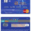 editable template, Barbados Republic Bank mastercard template in PSD format, fully editable