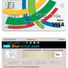 editable template, Barbados first Citizens bank visa card template in PSD format, fully editable