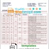 editable template, Bosnia and Herzegovina Addiko bank statement template in Word and PDF format