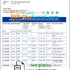 editable template, Botswana Bank ABC bank statement template in Word and PDF format