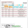 editable template, Bulgaria Postbank bank proof of addres statement template in Word and PDF format
