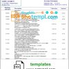 editable template, Burkina Faso Bank of Africa bank statement template in Word and PDF format