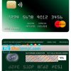 editable template, Burundi Africa mastercard credit card template in PSD format, fully editable