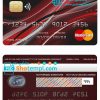 editable template, Canada Nova bank mastercard template in PSD format, fully editable