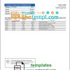 editable template, Chile Banco Bice bank statement template in Word and PDF format