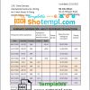 editable template, China Everbright bank statement template in Word and PDF format