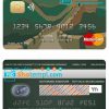 editable template, China Everbright bank mastercard credit card template in PSD format, fully editable