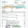 editable template, China Minsheng bank statement template in Word and PDF format (.doc and .pdf)