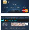 editable template, Colombia BBVA bank mastercard credit card template in PSD format, fully editable