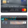 editable template, Comoros Exim bank mastercard credit card template in PSD format, fully editable