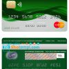 editable template, Comoros Sanduk bank mastercard credit card template in PSD format, fully editable
