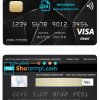 editable template, Croatia Zagrebacka bank visa credit card template in PSD format, fully editable