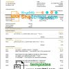 editable template, Cuba Banco Central de Cuba bank proof of address statement template in Word and PDF format