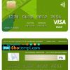 editable template, Cuba Metropolitan bank visa credit card template in PSD format, fully editable
