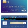 editable template, Cyprus Hellenic bank visa credit card template in PSD format, fully editable