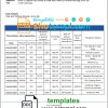 editable template, Fiji Bred bank statement template in Word and PDF format