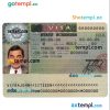 editable template, France Schengen Visa template in PSD format, fully editable