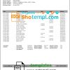editable template, Greece Alpha bank statement template in Word and PDF format