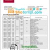 editable template, Grenada CBIC bank statement template in Word and PDF format