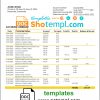 editable template, Guatemala Agromercantil proof of address bank statement template in Word and PDF format (.doc and .pdf)