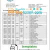 editable template, Guinea-Bissau Banco da Uniao proof of address bank statement template in Word and PDF format