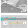 editable template, Hungary Erste Bank visa card template in PSD format, fully editable