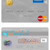 editable template, India Indian Overseas Bank mastercard template in PSD format, fully editable