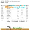 editable template, Indonesia Mandiri proof of address bank statement in Word and PDF format