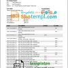 editable template, Iran Bank Sepah proof of address bank statement template in Word and PDF format