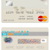 editable template, Iraq Rasheed Bank mastercard template in PSD format, fully editable