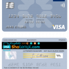 editable template, Ireland Ulster Bank Ireland visa card template in PSD format, fully editable