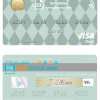 editable template, Italy Intesa Sanpaolo visa card fully editable template in PSD format