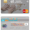editable template, Italy UniCredit Bank mastercard fully editable template in PSD format