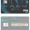 editable template, Japan Chiba Bank visa card fully editable template in PSD format