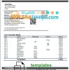 editable template, Jordan ABC Bank statement template in Word and PDF format
