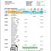 editable template, Kenya ABC bank statement template in Word and PDF format